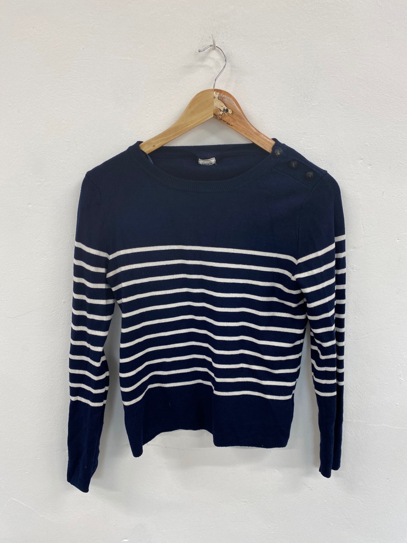 Fabulous Pimkie Navy Stripe Jumper UK S JM182