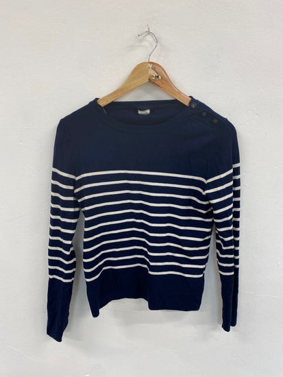 Fabulous Pimkie Navy Stripe Jumper UK S JM182