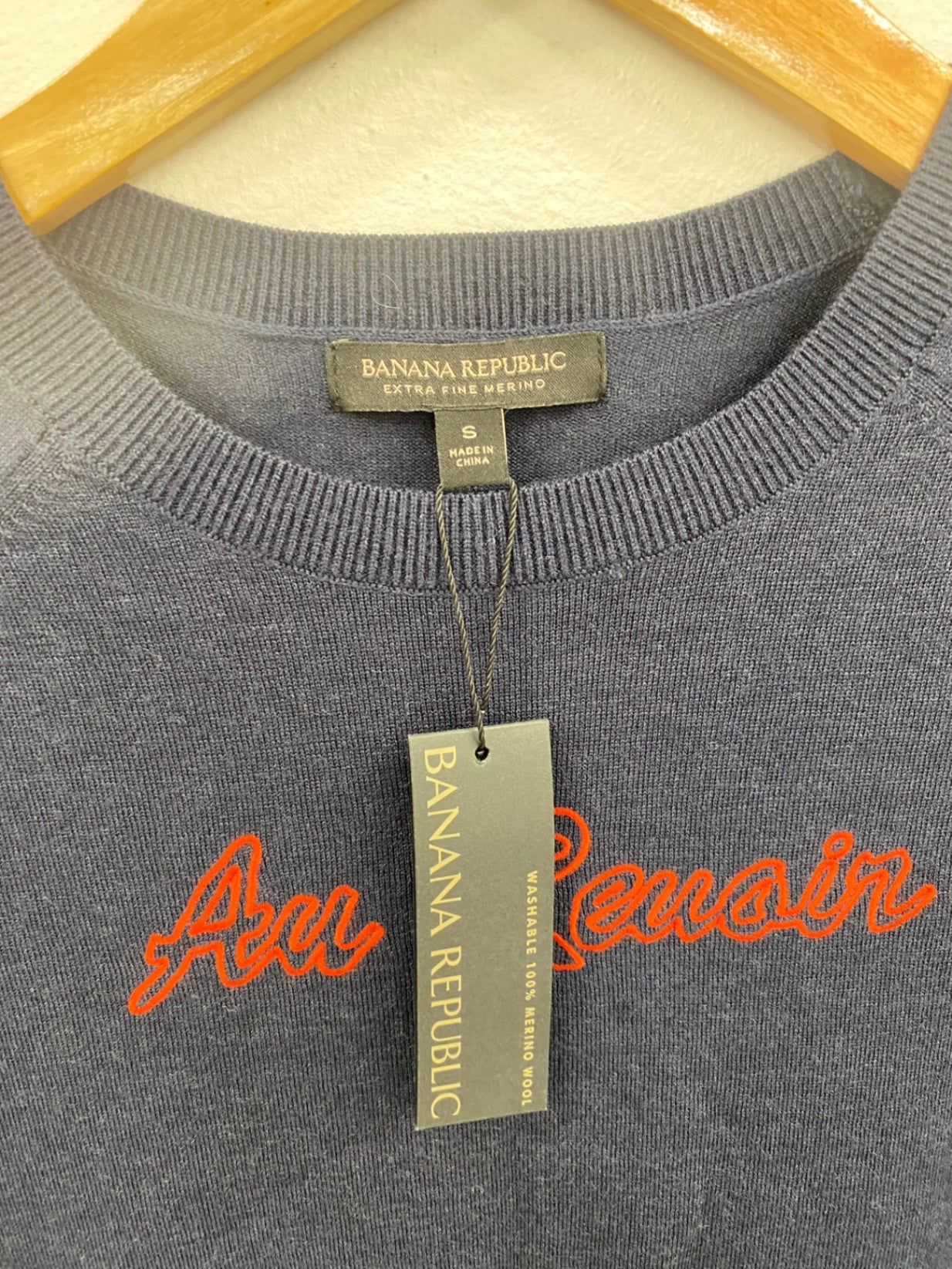 Fabulous Banana Republic Navy Au Revoir Jumper UK S JM182