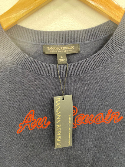 Fabulous Banana Republic Navy Au Revoir Jumper UK S JM182