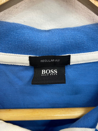Classic Hugo Boss Blue Polo Shirt UK XXL JM182