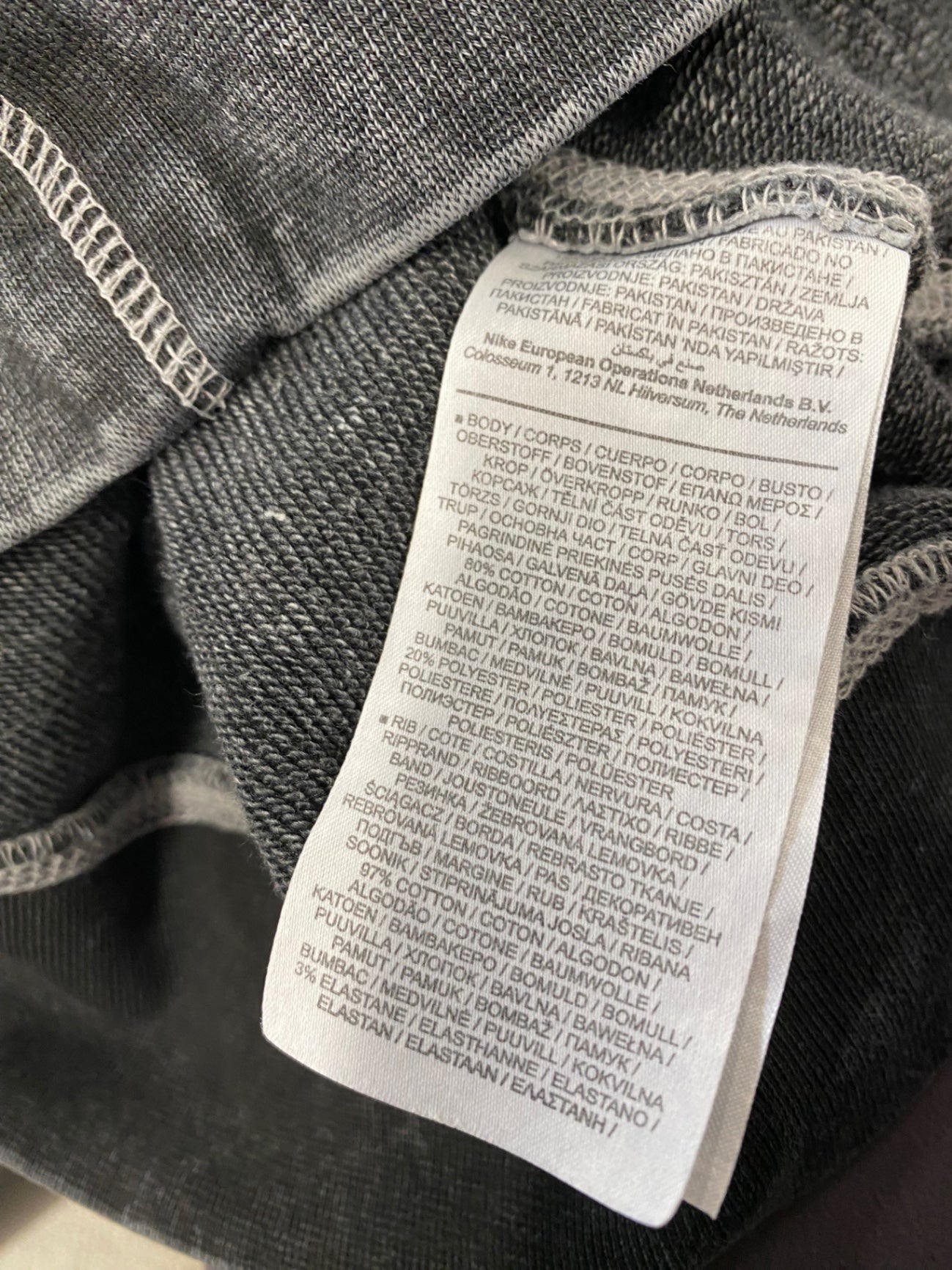 Fabulous Nike Sleeveless gym Top UK S Grey Vintage style JM182