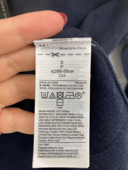 Fabulous Banana Republic Navy Au Revoir Jumper UK S JM182