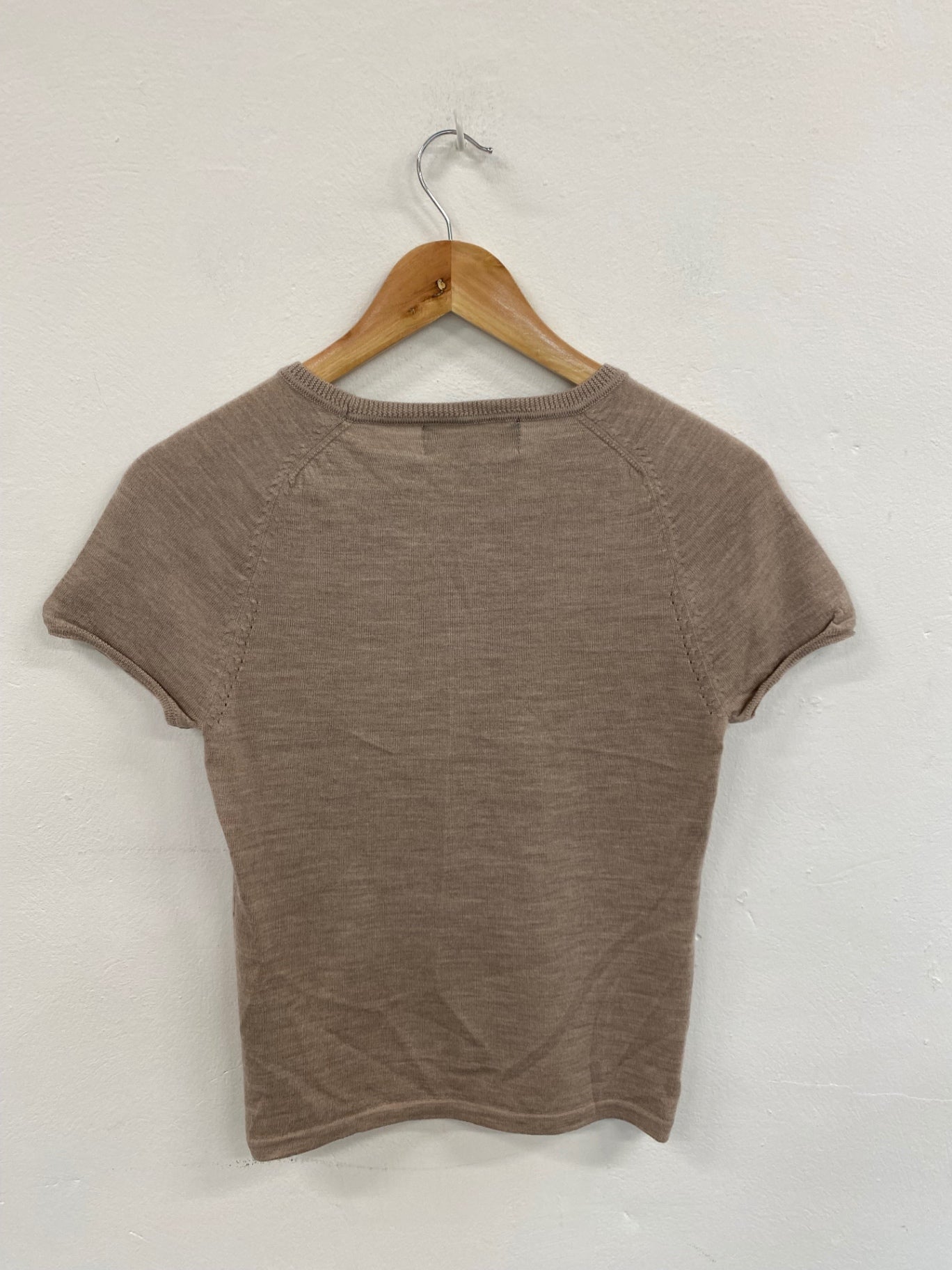 Fabulous Paul Costelloe Beige Merino Wool Sweater UK10 JM182