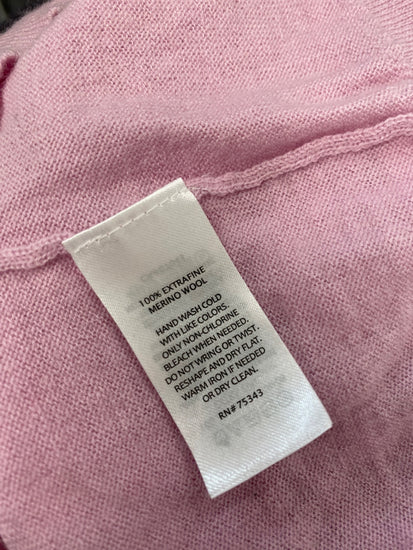 Fabulous Paul Costelloe rose pink supersoft merino Jumper UK10 JM182