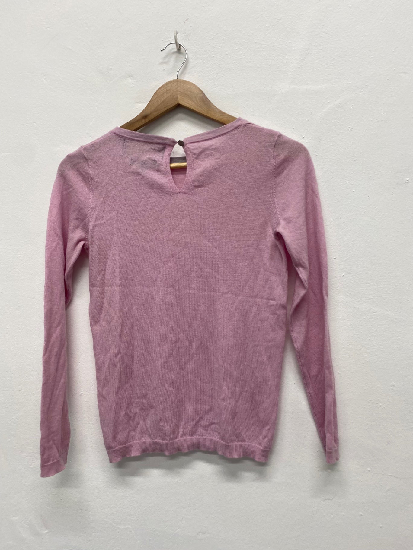Fabulous Paul Costelloe rose pink supersoft merino Jumper UK10 JM182