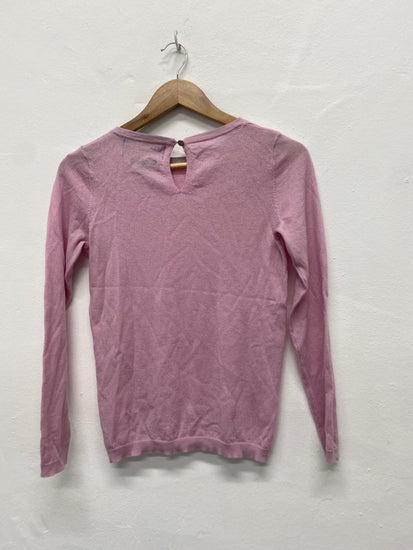 Fabulous Paul Costelloe rose pink supersoft merino Jumper UK10 JM182