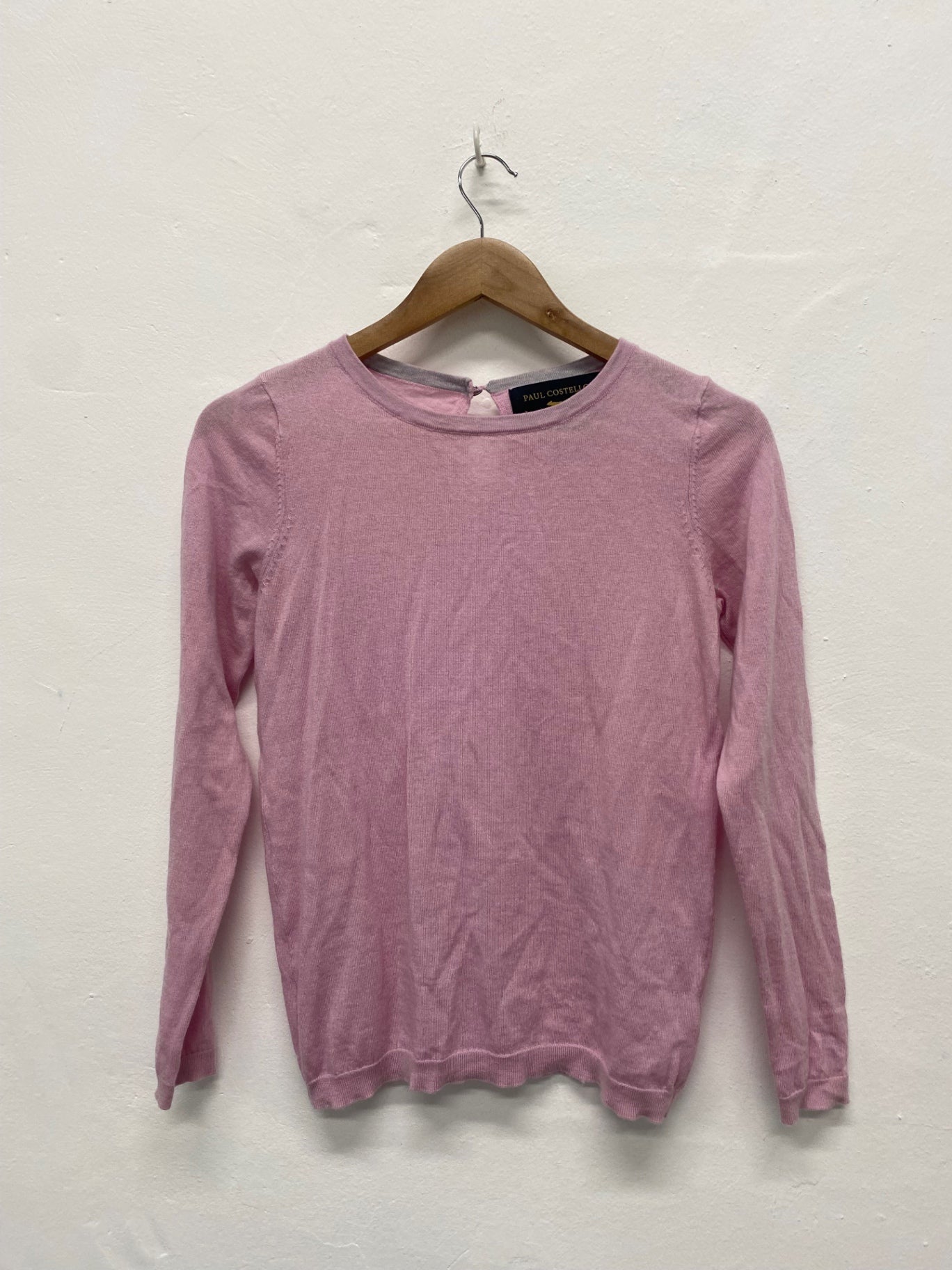 Fabulous Paul Costelloe rose pink supersoft merino Jumper UK10 JM182