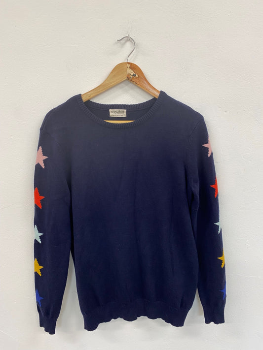 Fabulous Sugarhill Navy Starry Jumper UK10 JM182