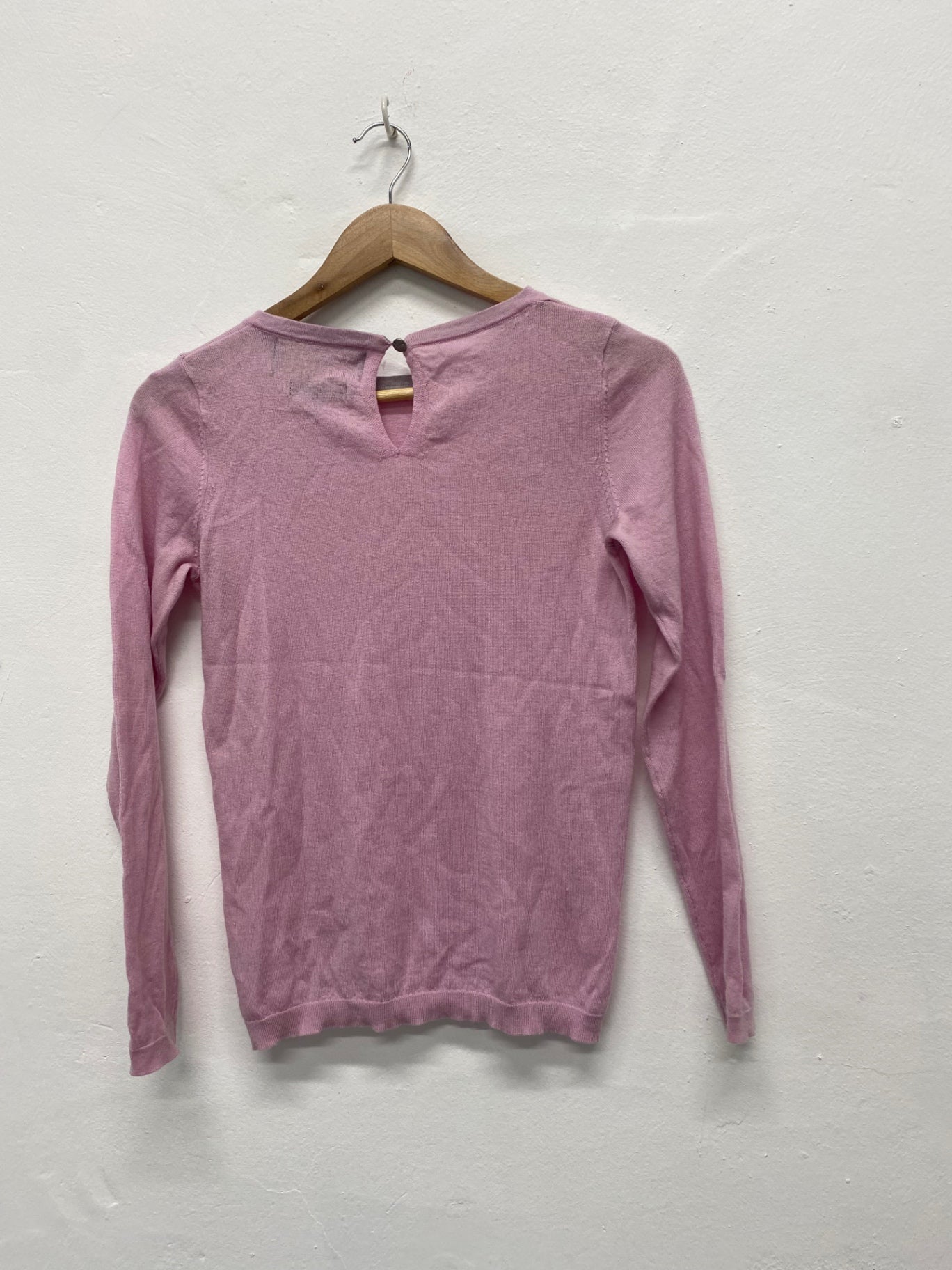 Fabulous Paul Costelloe rose pink supersoft merino Jumper UK10 JM182