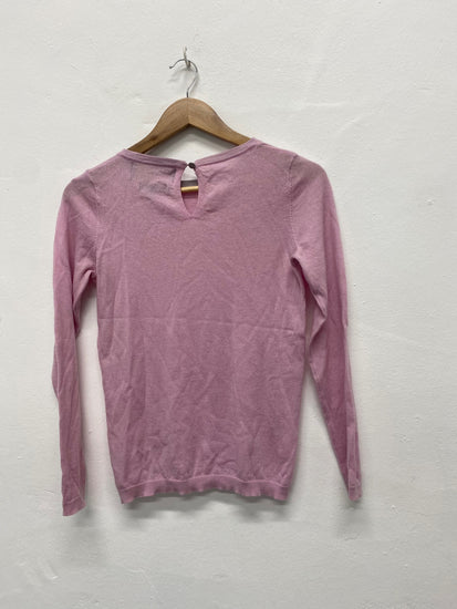 Fabulous Paul Costelloe rose pink supersoft merino Jumper UK10 JM182