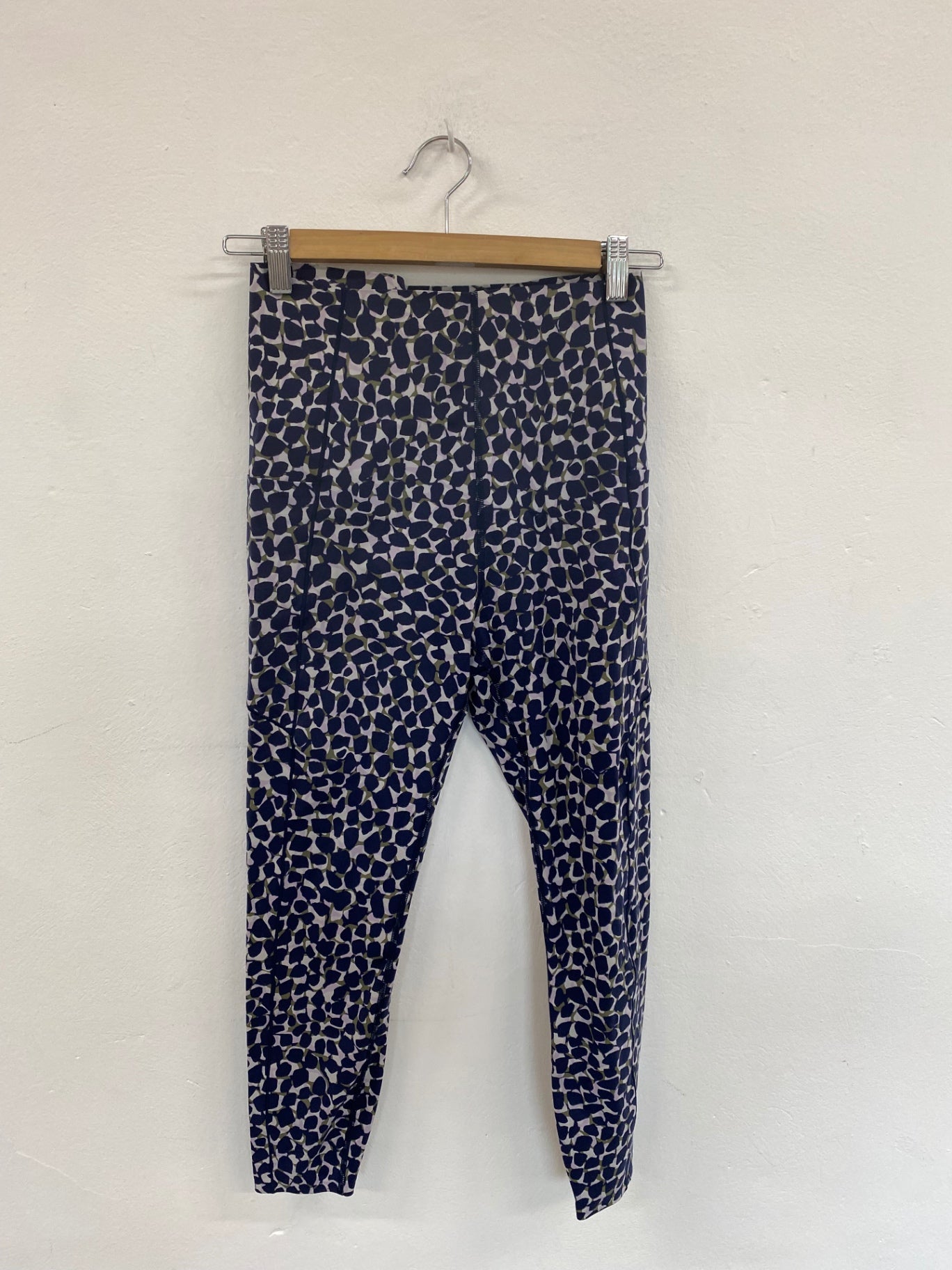 Fabulous Sweaty Betty Navy Mix Power Leggings UK S JM182