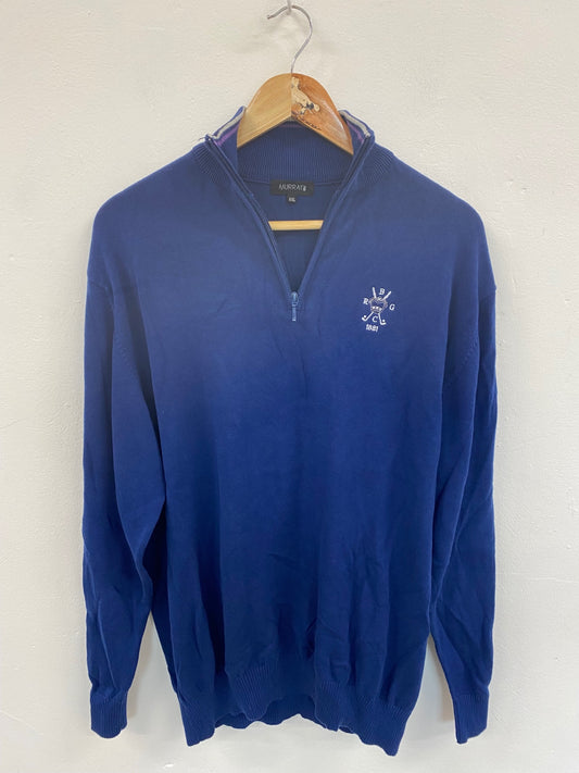 Classic Murray Golf Dark Blue Sweater UK XXL JM182