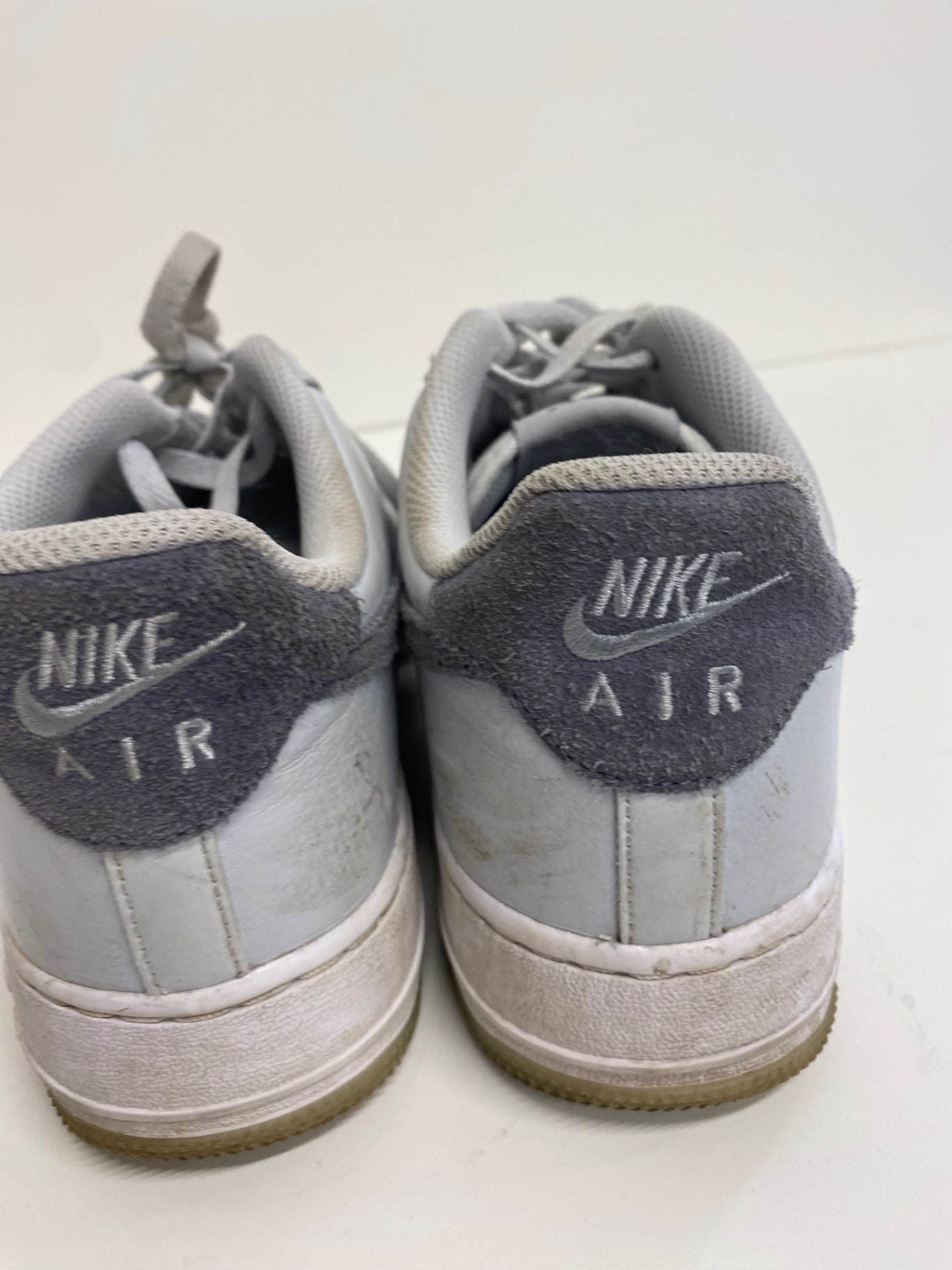 Fabulous Nike Air Force One 07 Sneakers UK9 Gray Blue RR001