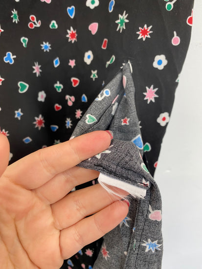 Fabulous Hush Rianna Tea Black Mix Midi Dress UK16 CM007