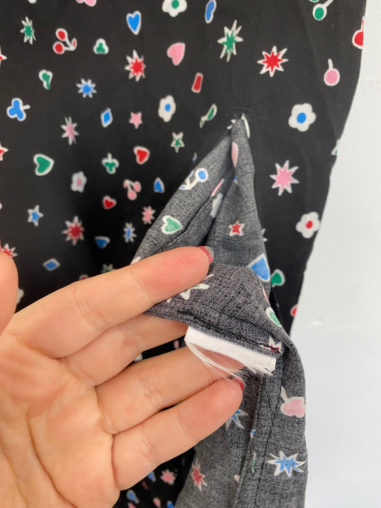 Fabulous Hush Rianna Tea Black Mix Midi Dress UK16 CM007