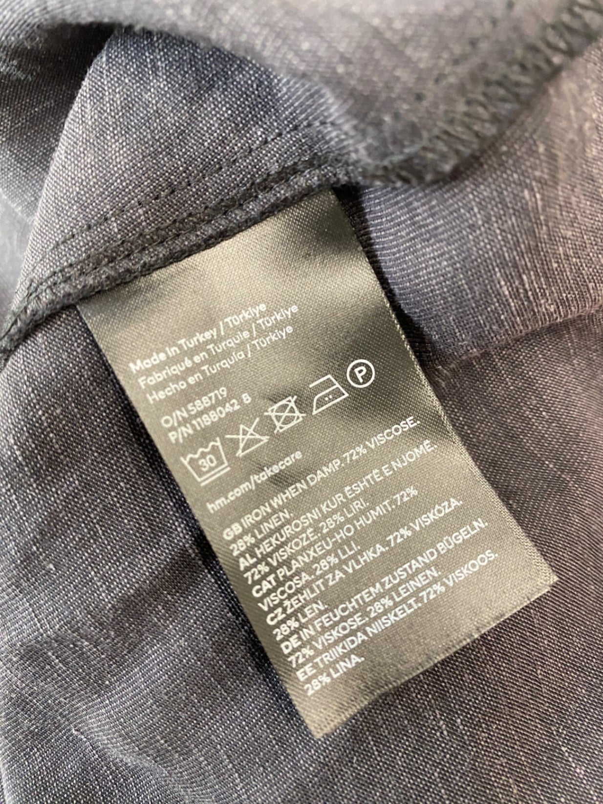 Fabulous H&M oversized Huge kimono Shirt UK S Black CM007