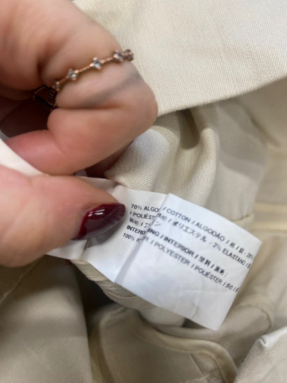 Fabulous Adolfo Dominguez Skirt UK8 Beige cargo style midi JB006