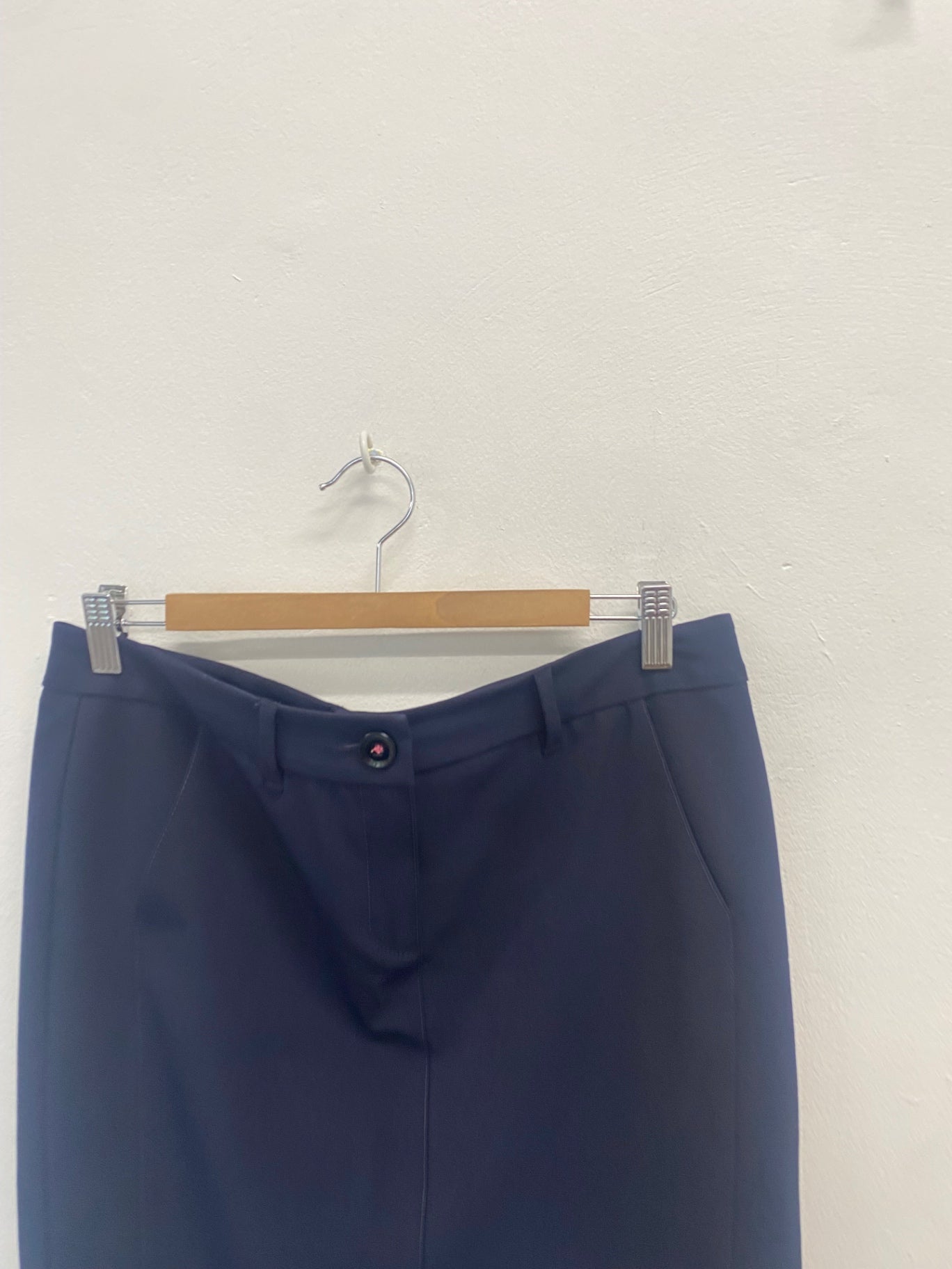 Fabulous Marella Pencil Skirt UK12 Navy Blue max mara office RR001