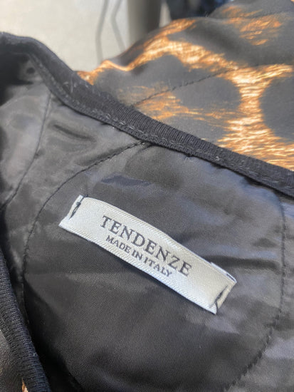 Fabulous TENDENZE Quilted jacket UK M/L Leopard Print CM007