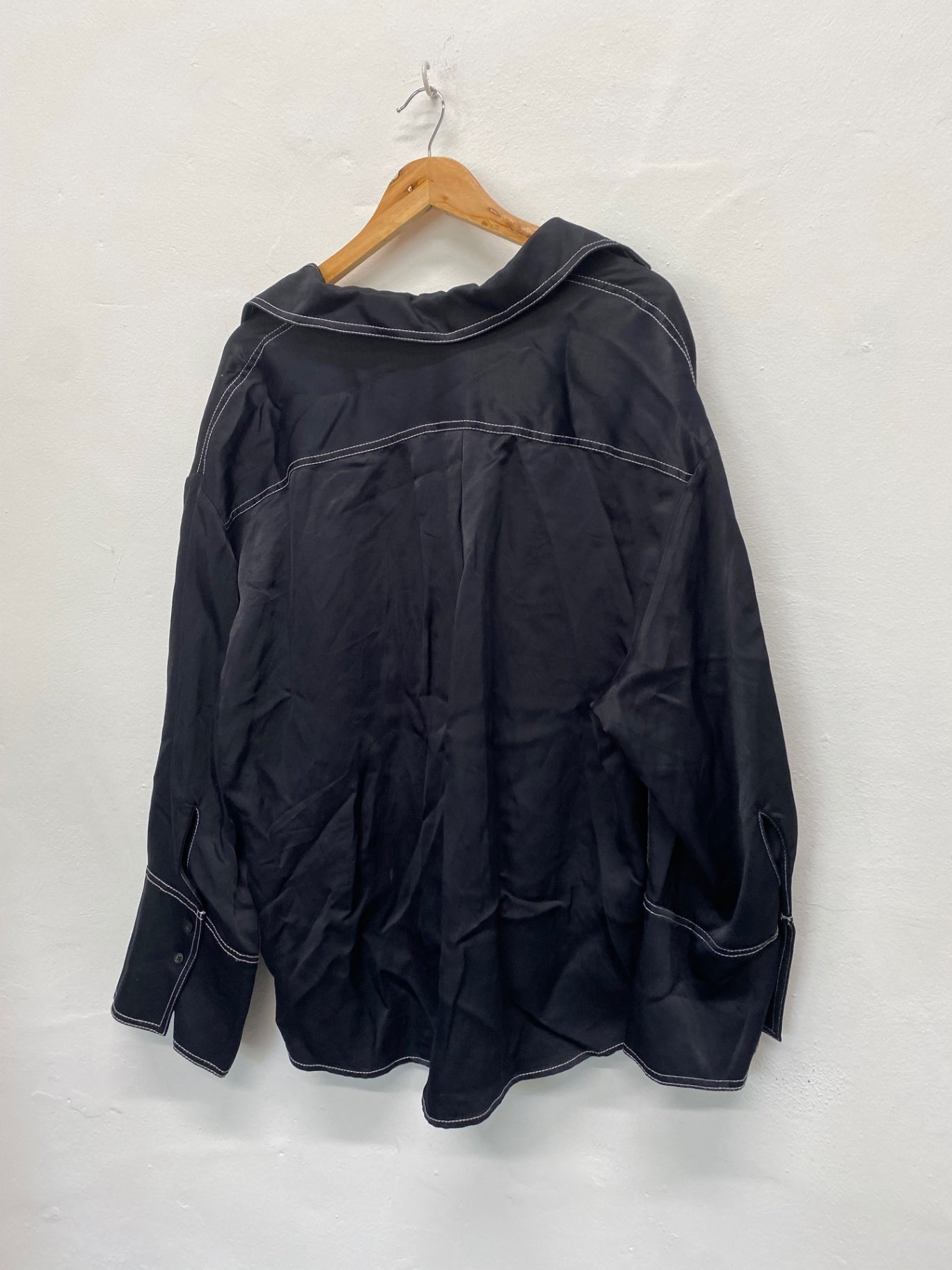 Fabulous H&M oversized Huge kimono Shirt UK S Black CM007