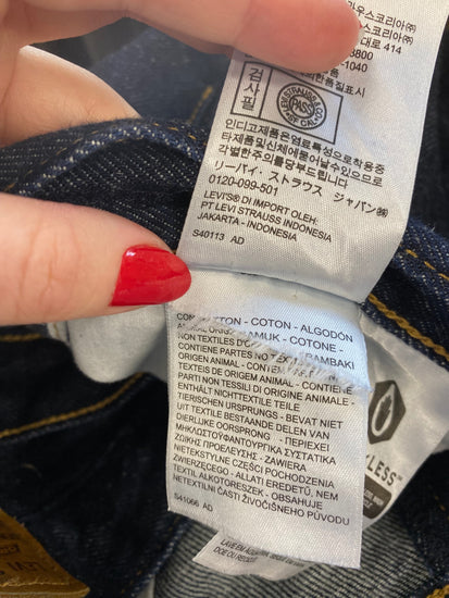 Fabulous Levi Strauss & Co Navy Balloon Leg Jeans UK14 CM007