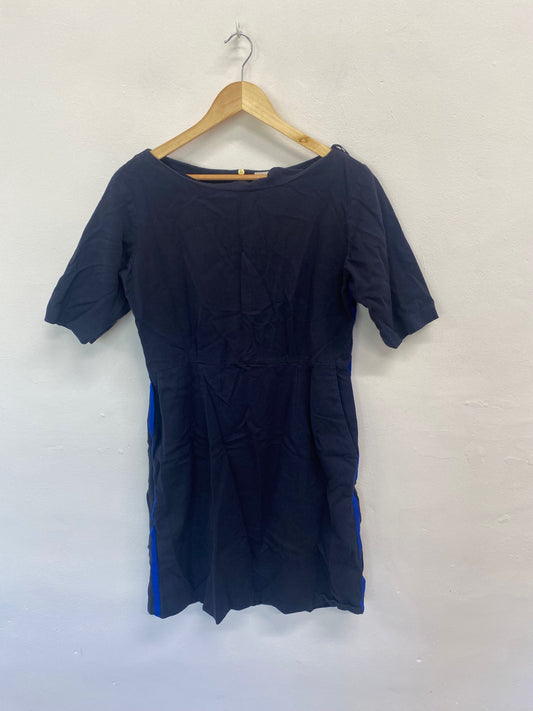 Fabulous Toast Dress Uk14 Navy midi formal NR002