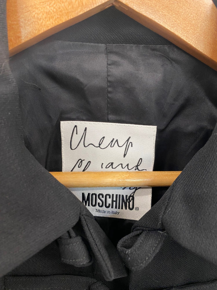 Fabulous Moschino Black Military Jacket UK12 RR001