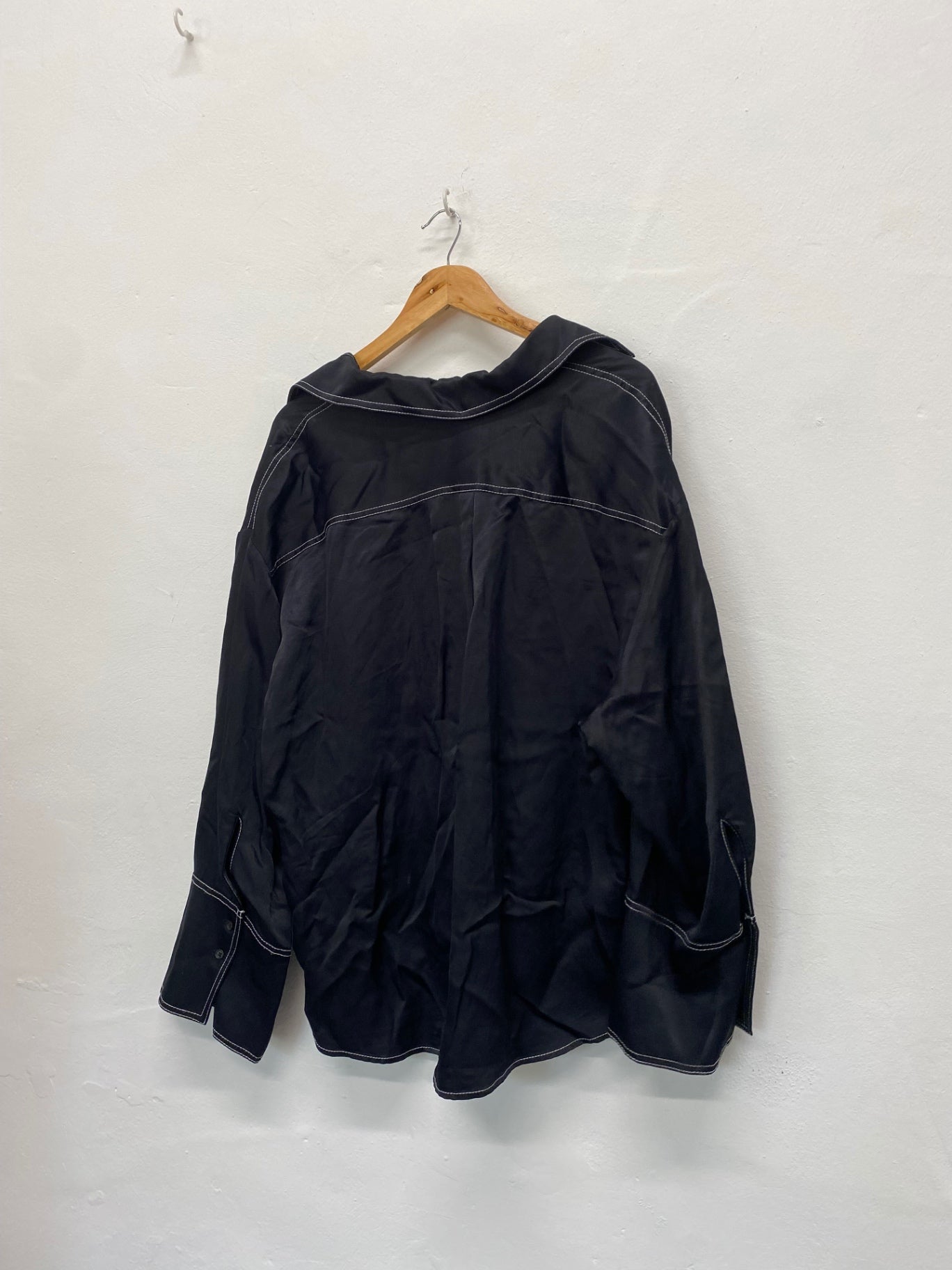 Fabulous H&M oversized Huge kimono Shirt UK S Black CM007