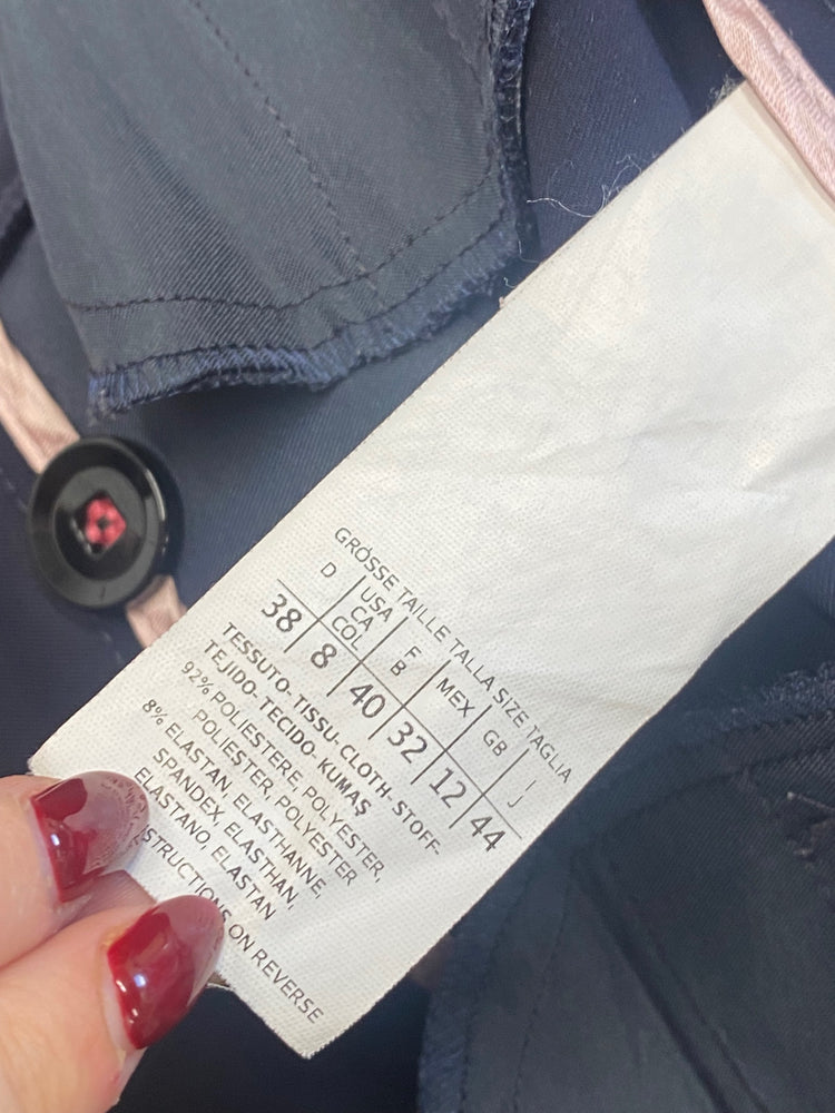 Fabulous Marella Pencil Skirt UK12 Navy Blue max mara office RR001