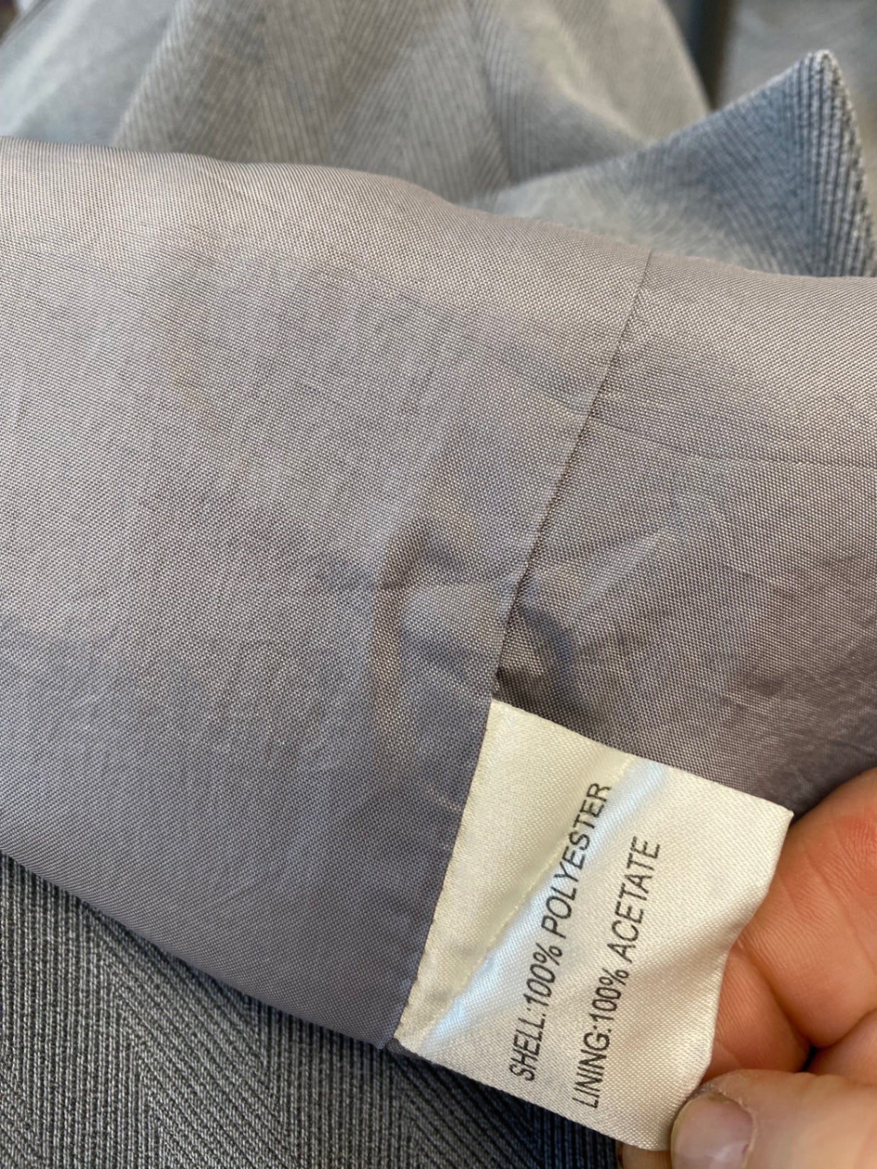 Fabulous Patsy Seddon Phase Eight vintage Y2K Suit UK10 Jacket uk12 trousers Grey BT001