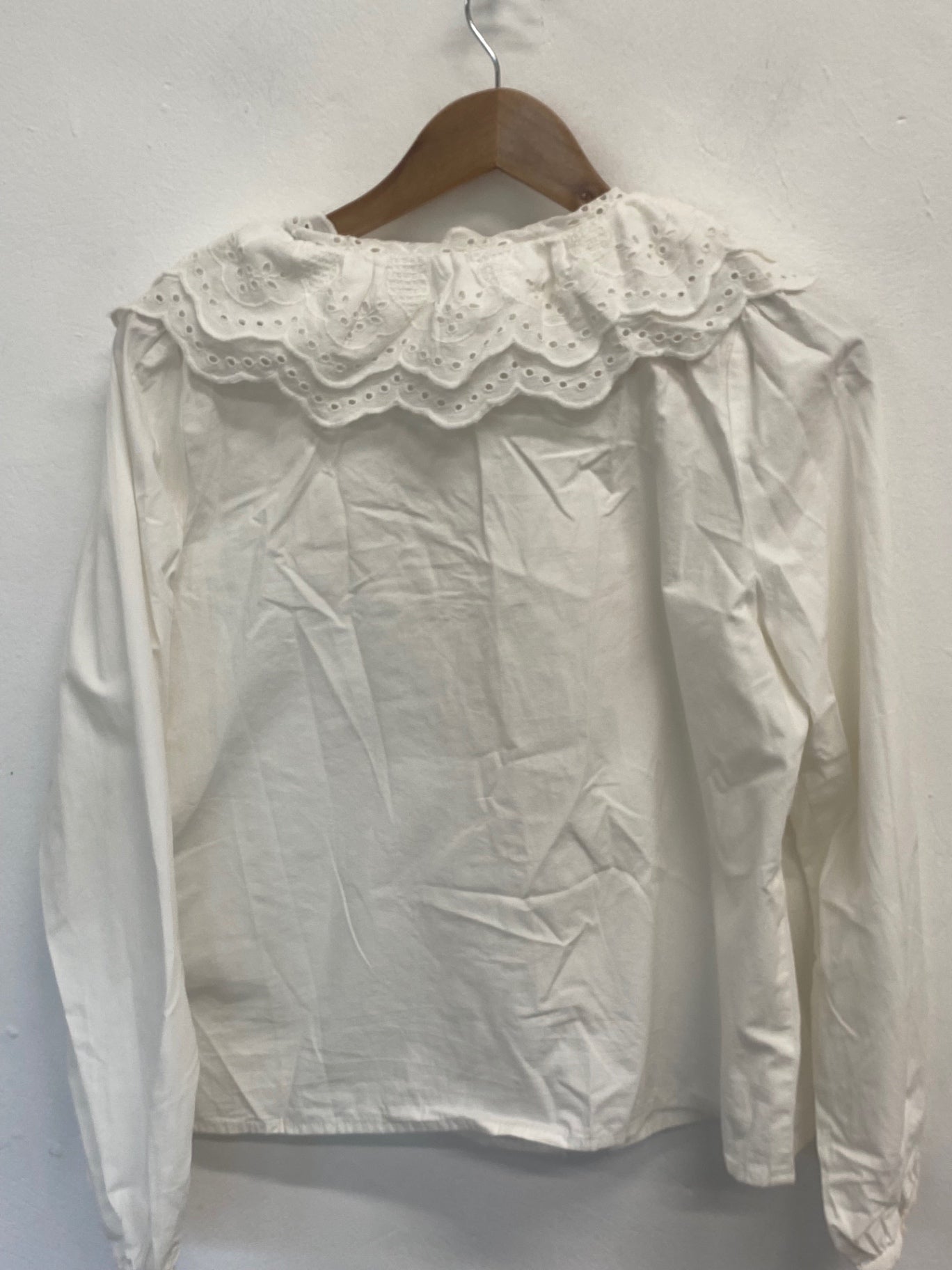 Fabulous Selected Femme Blouse UK10 White  frill CM007