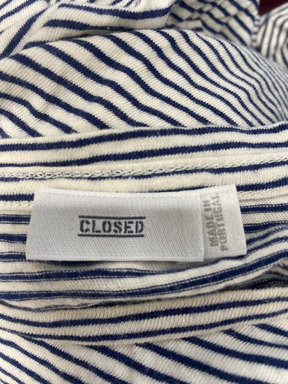 Fabulous Closed Top UK L White navy lightweight summer CM007