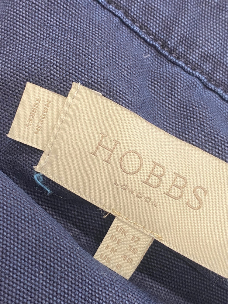 Fabulous Hobbs Shirt UK12 Navy Blue utility shacket DC433