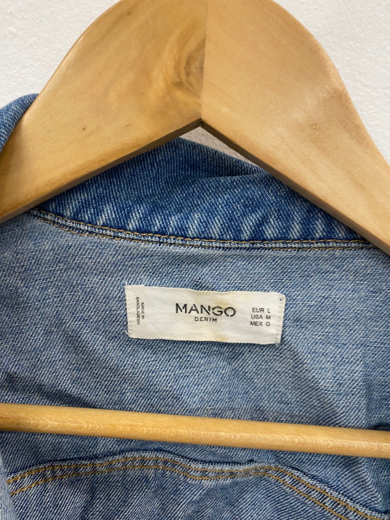 Fabulous Mango Denim Jacket UK L DS002