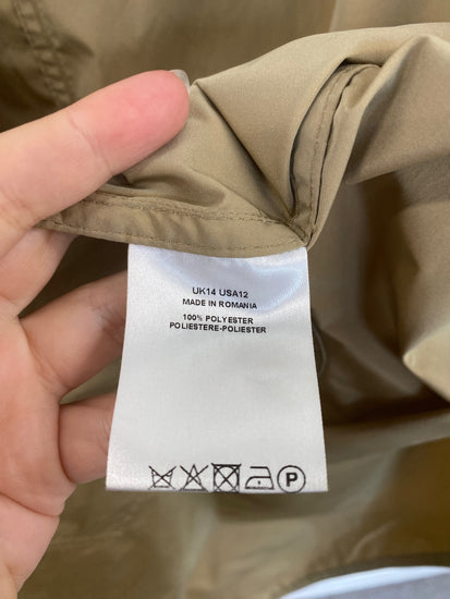 Fabulous Jaeger Sandy Beige Trench Mac UK14 DC433