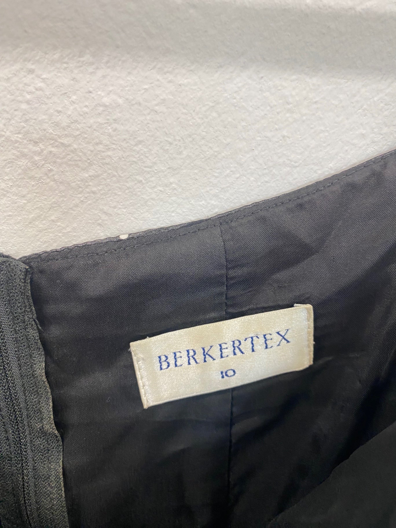 Fabulous Vintage Berkertex Black Polkadot Evening Dress UK10 DS002