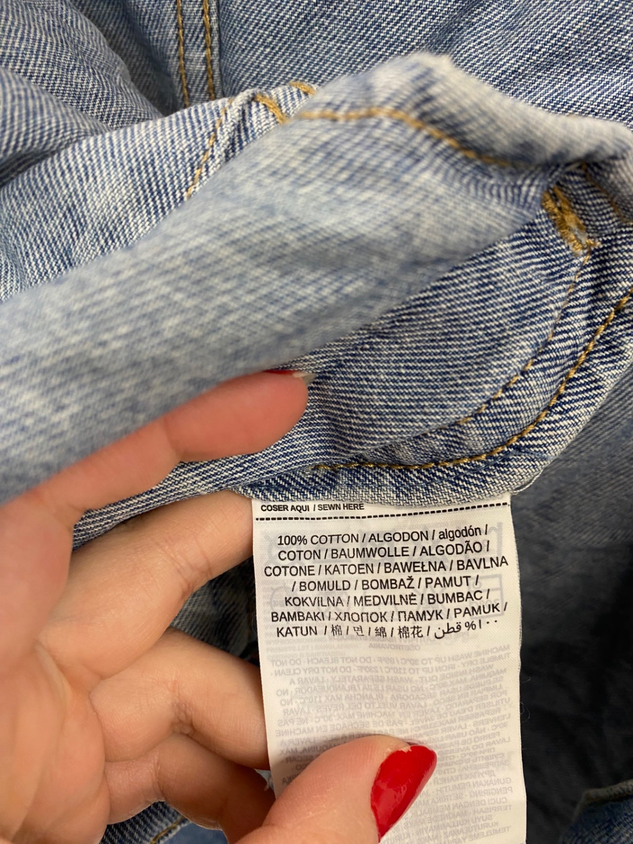 Fabulous Mango Denim Jacket UK L DS002