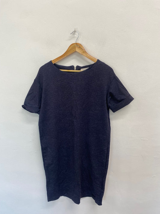 Fabulous Numph Dress UK M Dark Blue midi SC007