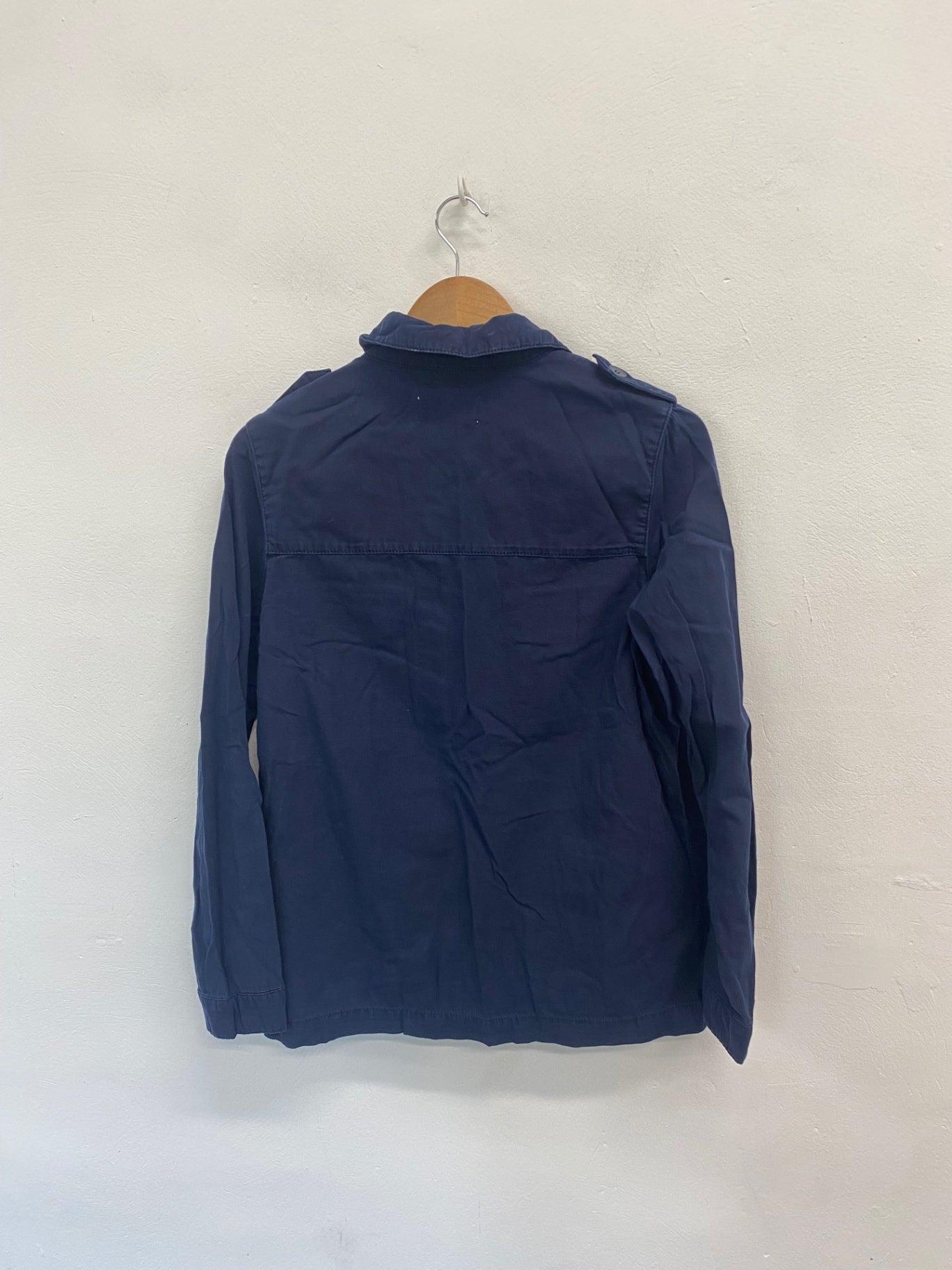 Fabulous Hobbs Shirt UK12 Navy Blue utility shacket DC433