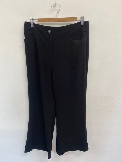 Fabulous Hobbs Pants UK12 Black office vibe DC433