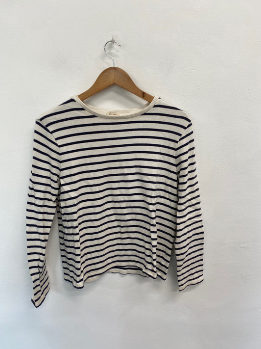 Fabulous Jigsaw Jumper UK M Cream navy DC433