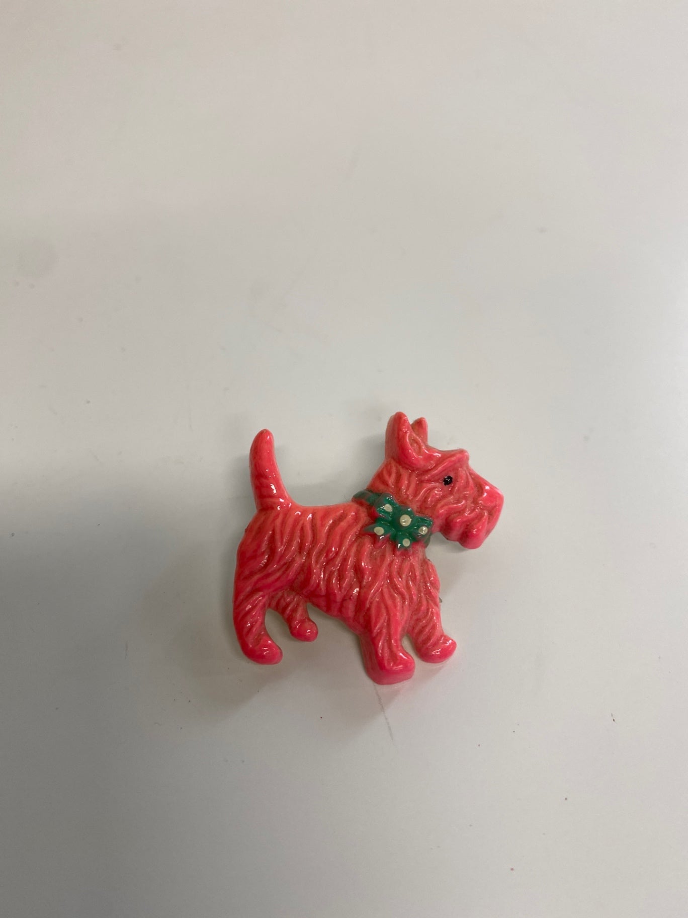 Fabulous Vintage Scotty Dog 1980’s Brooch One size Pink DC433