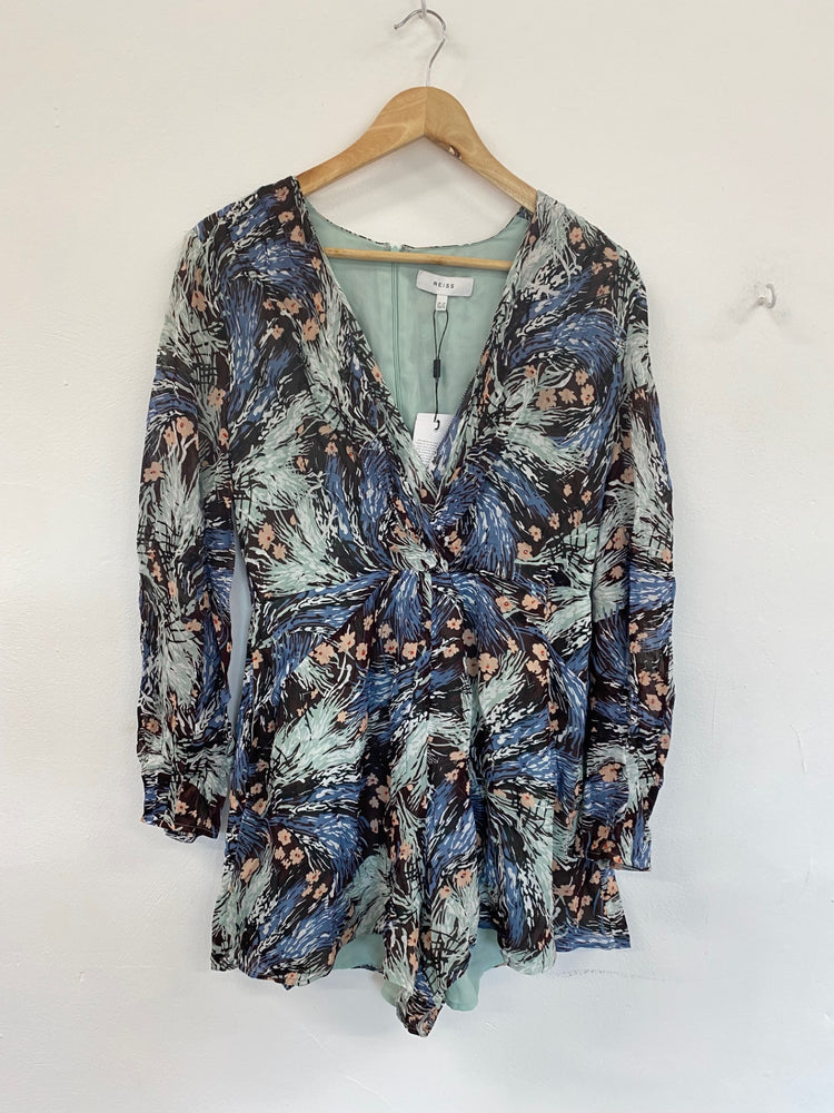 Fabulous Reiss Alena Floral Boho Playsuit UK12 AF001