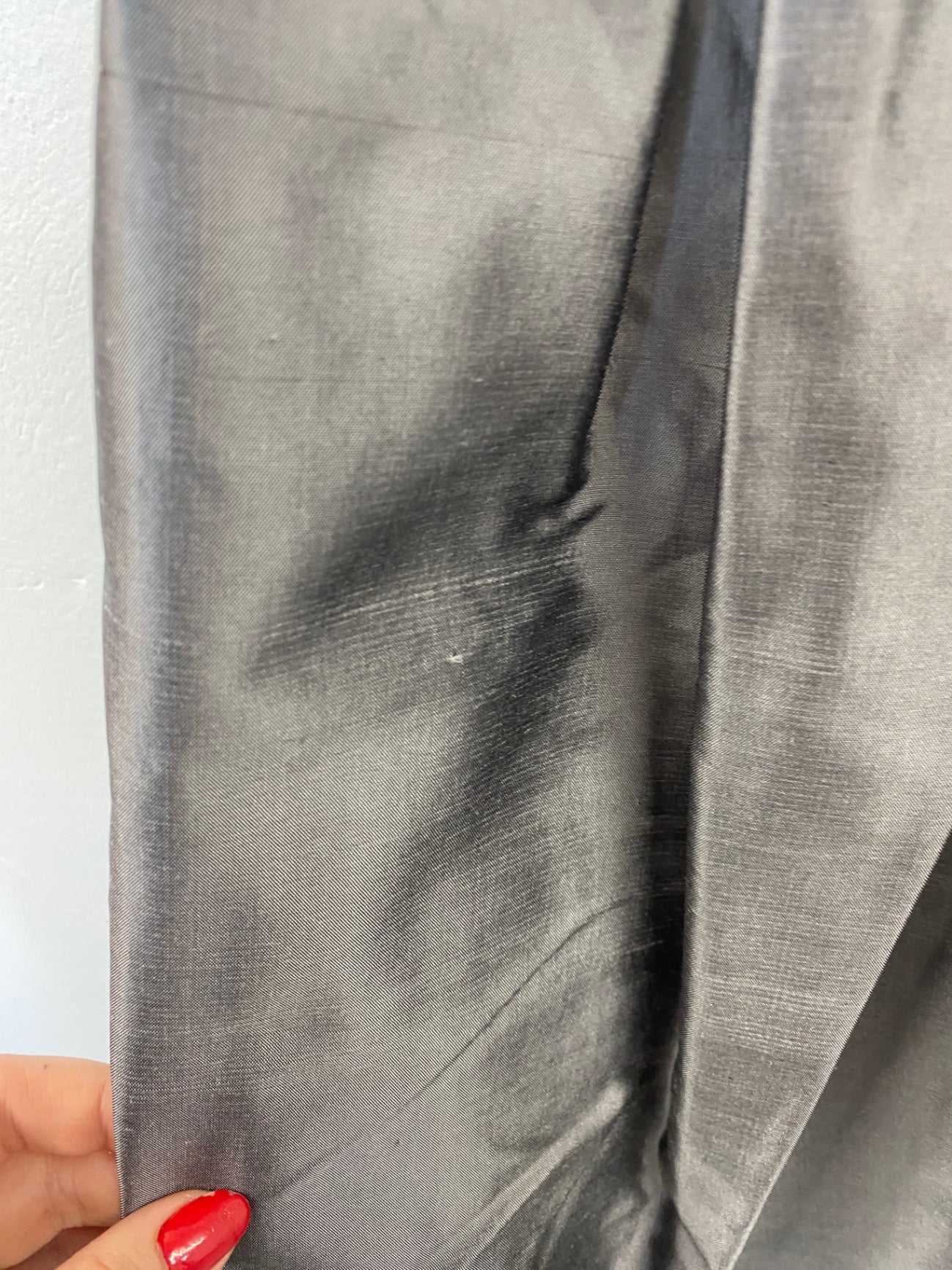 Fabulous Austin Reed Silk Silver Midi Dress UK10 AF001