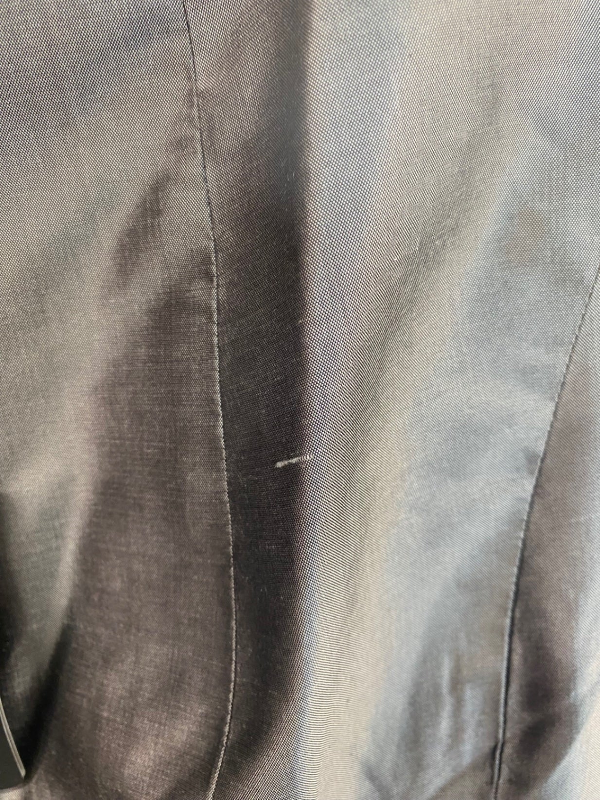 Fabulous Austin Reed Silk Silver Midi Dress UK10 AF001