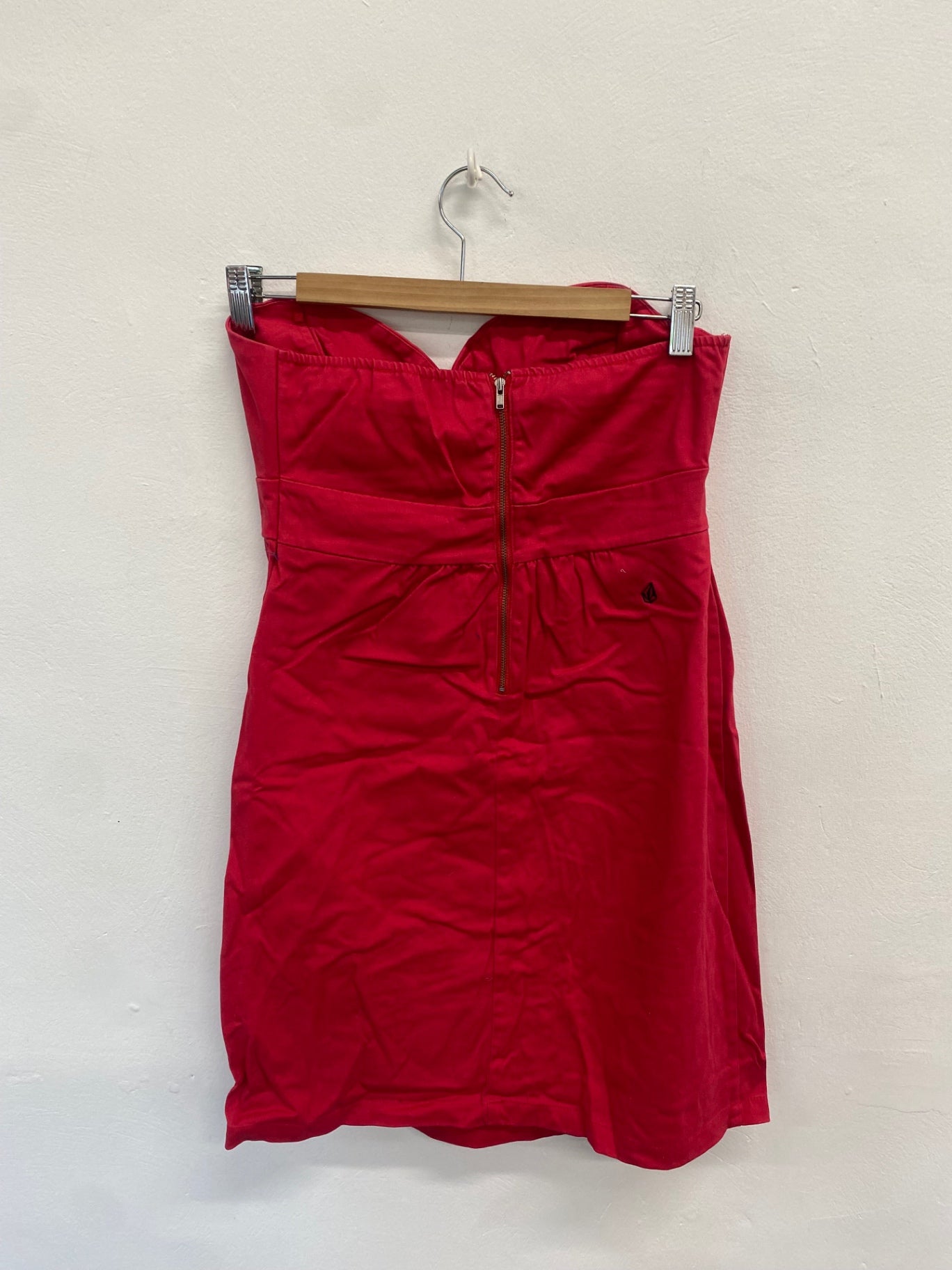 Fabulous Volcom Dress UK M Red bandeau mini y2k CD434