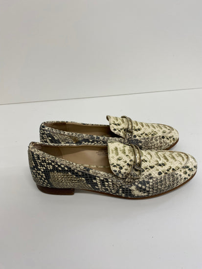 Fabulous DKNY Python Grey Green Loafers UK5 embossed leather NR001