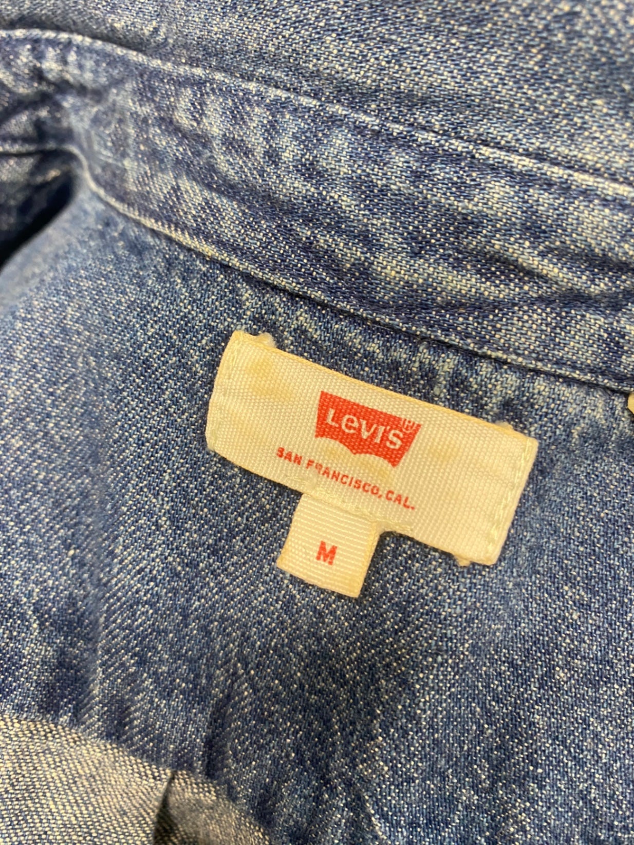 Fabulous Levi's Denim dress UK M Blue summer TM002