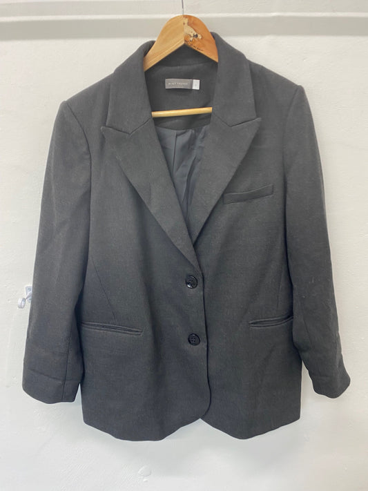 Fabulous Mint Velvet oversized Blazer UkL Dark Grey LB010